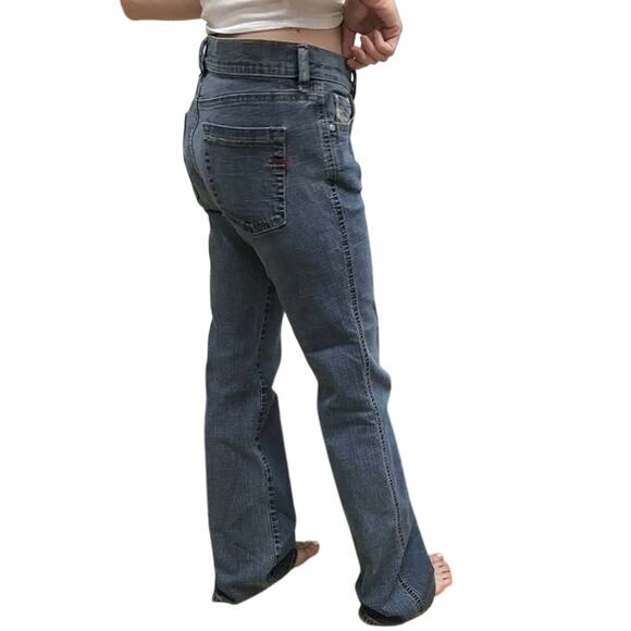 Y2K Diesel 27/31 Mid-Rise Bootcut Jeans – Medium Wash - Picture 8 of 10
